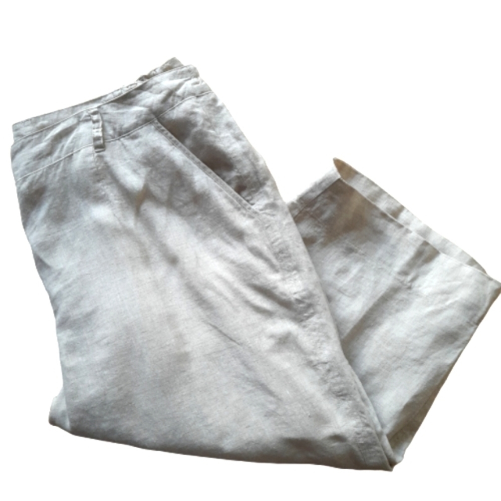 Talbots Irish Linen Crop Petite 18W